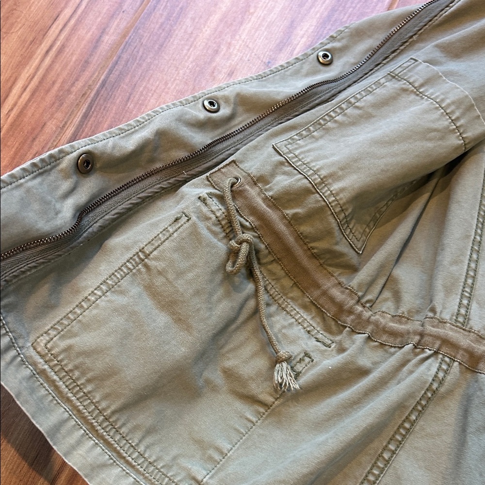 Women’s Madewell Olive Green Utility Jacket Military Style - Picture 5 of 6